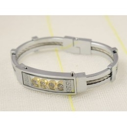 Mens Titanium Diamond Bracelets