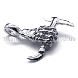Pure Titanium Hand Bone Design Pendant With Hatchet - Free Chain