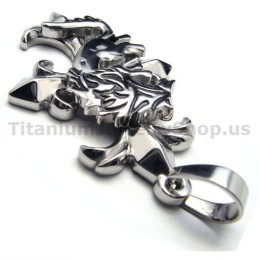 Pure Titanium Two Layer Cross Pendant - Free Chain