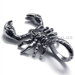 Titanium Scorpion Pendant - Free Chain