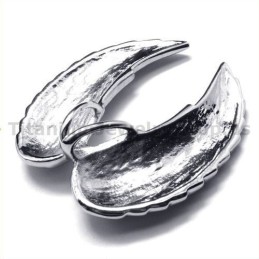 Angel Wings Titanium Pendant - Free Chain