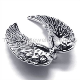 Angel Wings Titanium Pendant - Free Chain
