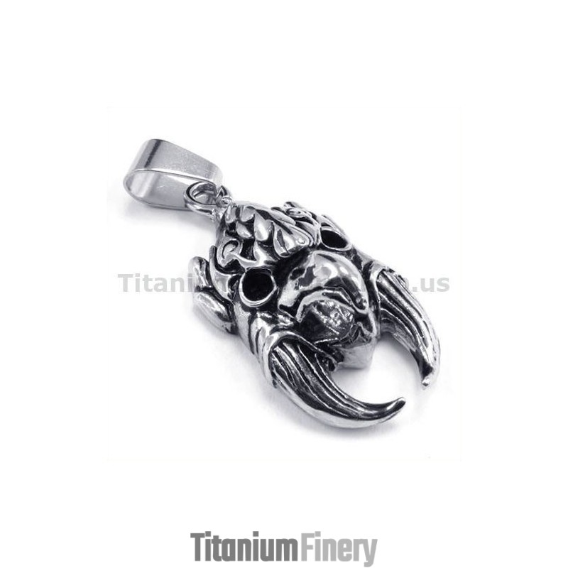 Titanium Hawk Skull Pendant - Free Chain Titanium Hawk Skull Pendant - Free Chain
