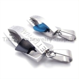 Titanium Lovers Pendants-Free Chains
