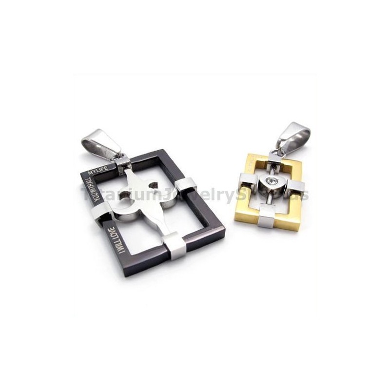 Titanium Lovers Pendants-Free Chains Titanium Lovers Pendants-Free Chains