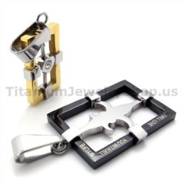 Titanium Lovers Pendants-Free Chains