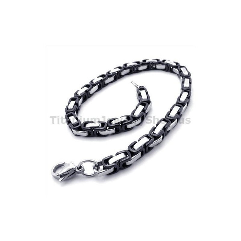 Mens Black Titanium Bracelet Mens Black Titanium Bracelet