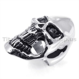 Titanium Skull Ring