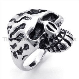 Titanium Skull Ring