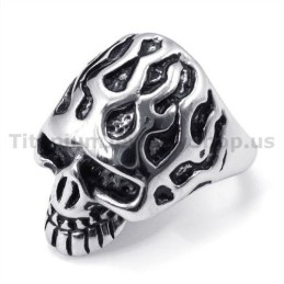Titanium Skull Ring