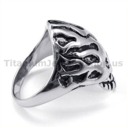 Titanium Skull Ring