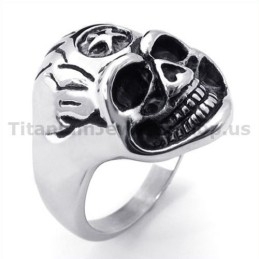 Titanium Skull Ring