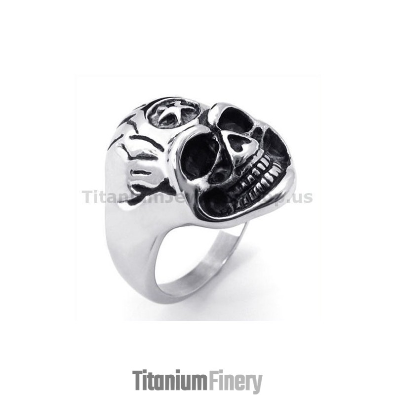Titanium Skull Ring