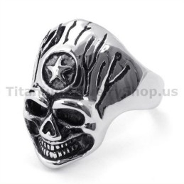 Titanium Skull Ring