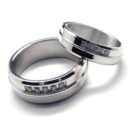 Womens Titanium Diamond Rings