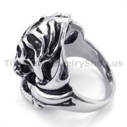 Titanium Skull Ring