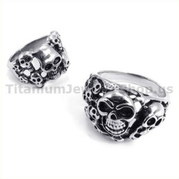 Skull Titanium Ring