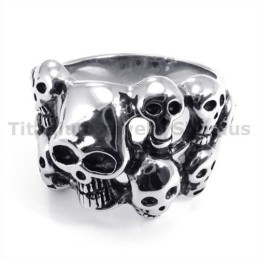 Skull Titanium Ring
