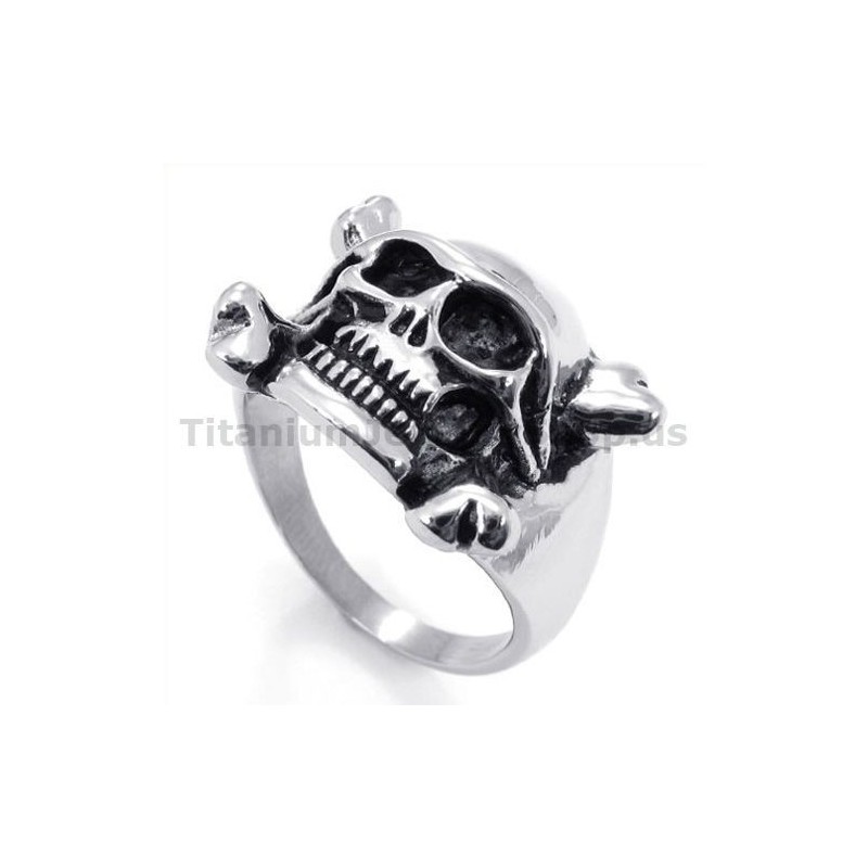 Skull Titanium Ring