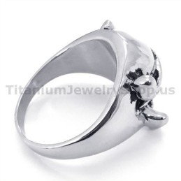 Skull Titanium Ring