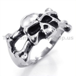 Skull Titanium Ring