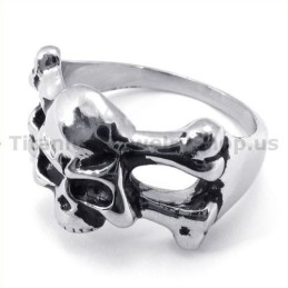 Skull Titanium Ring