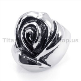 Flower Titanium Ring