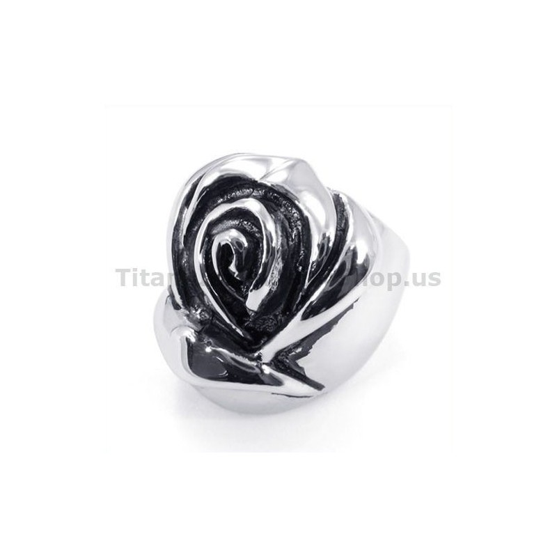 Flower Titanium Ring Flower Titanium Ring