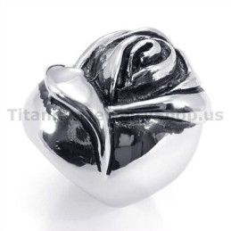 Flower Titanium Ring