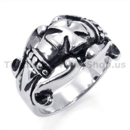 Cross Titanium Ring