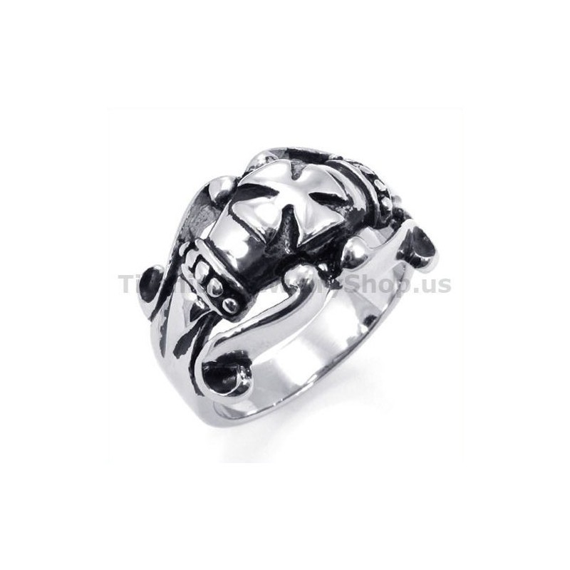 Cross Titanium Ring