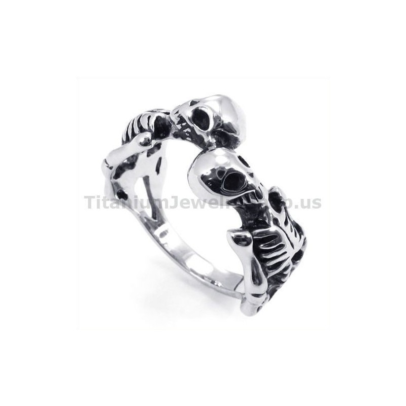 Skull Titanium Ring