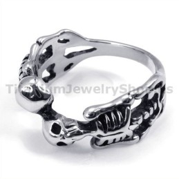 Skull Titanium Ring