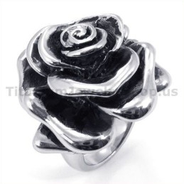 Flower Titanium Ring
