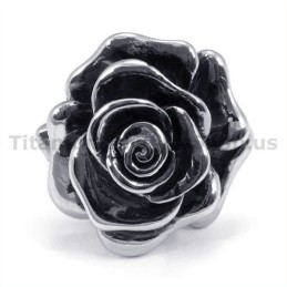 Flower Titanium Ring