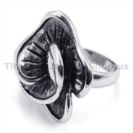 Flower Titanium Ring