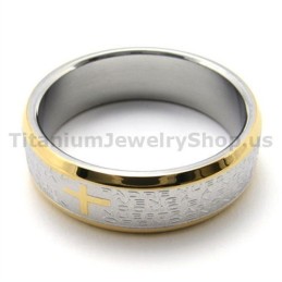 Cross Titanium Ring