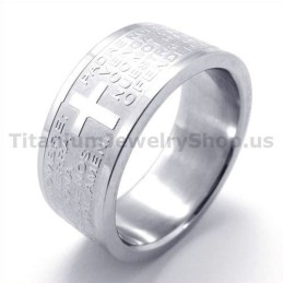 Cross Titanium Ring