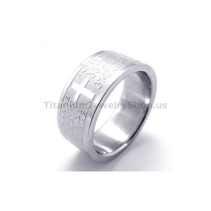 Cross Titanium Ring
