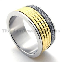 Gloden Titanium Ring
