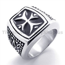 Cross Titanium Ring