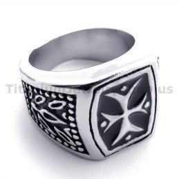 Cross Titanium Ring