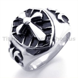 Cross Titanium Ring