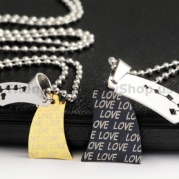 Love Sail Lovers Titanium Pendants Valentine'S Day Gifts - Free Chains