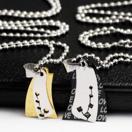 Love Sail Lovers Titanium Pendants Valentine'S Day Gifts - Free Chains