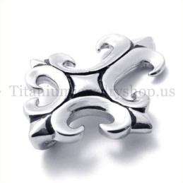 Man Anchor Pure Titanium Cross Pendant