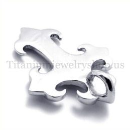Man Anchor Pure Titanium Cross Pendant