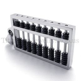 Black Abacus Titanium Pendant