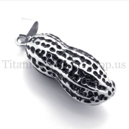 Cute Peanut Model Titanium Pendant
