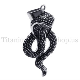 Black King Cobra Titanium Pendant
